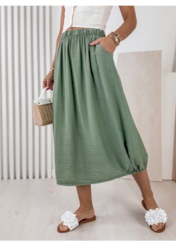 spódnica marbella khaki one size ze sklepu UBRA w kategorii Spódnice - zdjęcie 184025731