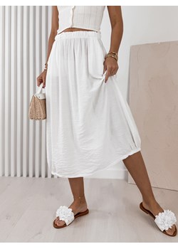 spódnica marbella biała one size ze sklepu UBRA w kategorii Spódnice - zdjęcie 184025740