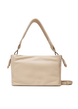 Torebka Tommy Hilfiger Th Soft Summer Mini Bucket AW0AW17541 Beżowy ze sklepu eobuwie.pl w kategorii Listonoszki - zdjęcie 184026024