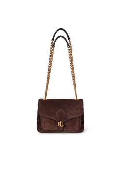 Torebka LAUREN RALPH LAUREN 431974553002 Brązowy ze sklepu eobuwie.pl w kategorii Kopertówki - zdjęcie 184026034