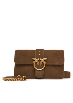 Torebka PINKO Love One Classic Slouchy Fl PE 25 PLTT 104524 A2CC Khaki ze sklepu eobuwie.pl w kategorii Torebki damskie - zdjęcie 184026073