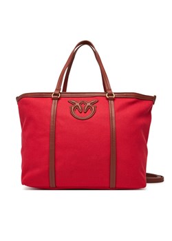 Torebka PINKO Miranda Shopper Classic PE 25 PLTT 104714 A2G2 Czerwony ze sklepu eobuwie.pl w kategorii Torby Shopper bag - zdjęcie 184026091