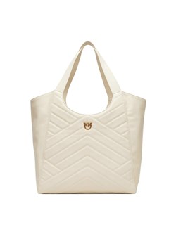 Torebka PINKO Tote Bag PE 25 PLTT 104536 A2AO Biały ze sklepu eobuwie.pl w kategorii Torby Shopper bag - zdjęcie 184026093