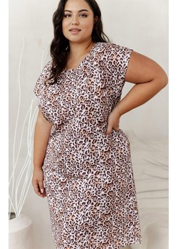 Damska koszula nocna plus size Esti 3361, Kolor panterka, Rozmiar XXL, Taro ze sklepu Intymna w kategorii Koszule nocne - zdjęcie 184026632