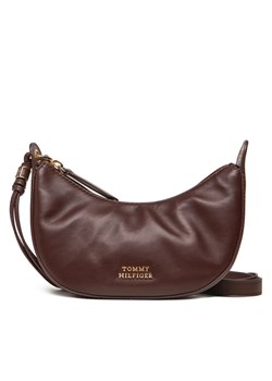 Tommy Hilfiger Torebka Moon Leather Mini Crossover AW0AW17466 Brązowy ze sklepu MODIVO w kategorii Listonoszki - zdjęcie 184026664