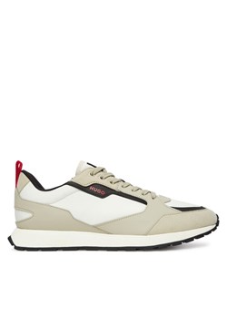 HUGO Sneakersy Icelin  50536568 Beżowy ze sklepu MODIVO w kategorii Buty sportowe męskie - zdjęcie 184026693