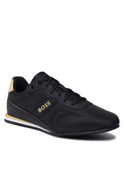 Boss Sneakersy Rusham 50474760 10243344 01 Czarny ze sklepu MODIVO w kategorii Buty sportowe męskie - zdjęcie 184026722