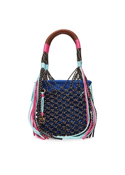PINKO Torebka Hand Pouch ClassicPE 25 PLTT 04616 A2E0 Granatowy ze sklepu MODIVO w kategorii Torebki damskie - zdjęcie 184026724