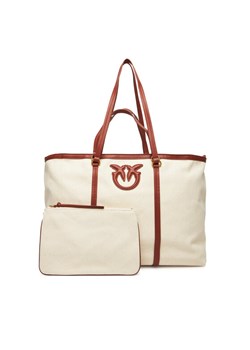 PINKO Torebka Miranda Shopper Extra PE 25 PLTT 104715 A2G2 Beżowy ze sklepu MODIVO w kategorii Torby Shopper bag - zdjęcie 184026752