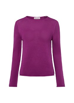 Marc O'Polo Sweter damski z dzianiny Kobiety Bawełna fuksja jednolity ze sklepu vangraaf w kategorii Swetry damskie - zdjęcie 184027324