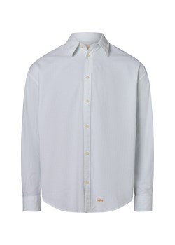 BLKVIS Koszula męska Mężczyźni Regular Fit Bawełna biały w paski - id: 776115-0001-09900 - marki Blkvis - 184027344 BLKVIS Koszula męska Mężczyźni Regular Fit Bawełna biały w paski ze sklepu vangraaf w kategorii Koszule męskie - zdjęcie 184027344