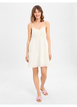 Levi's Damska sukienka mini Kobiety Bawełna écru jednolity ze sklepu vangraaf w kategorii Sukienki - zdjęcie 184027360