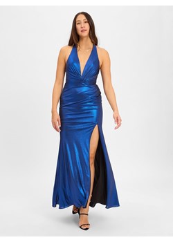 Luxuar Fashion Damska sukienka wieczorowa Kobiety błękit królewski jednolity ze sklepu vangraaf w kategorii Sukienki - zdjęcie 184027374