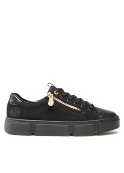 Sneakersy Rieker N5932-00 Czarny ze sklepu eobuwie.pl w kategorii Trampki damskie - zdjęcie 184029401