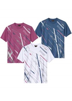 Zestaw 3 koszulek Sport ze sklepu Atlas For Men w kategorii T-shirty męskie - zdjęcie 184029583