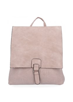Stylowy Plecak Damski Vintage XL firmy Hernan HB0349 Pudrowy Róż ze sklepu PaniTorbalska w kategorii Plecaki - zdjęcie 184029892