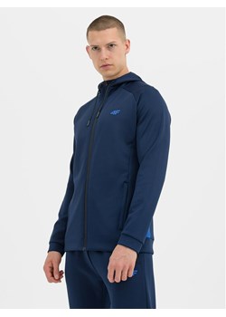 4F Bluza techniczna 4FWSS24TFSWM393 Granatowy Regular Fit ze sklepu MODIVO w kategorii Bluzy męskie - zdjęcie 184030164
