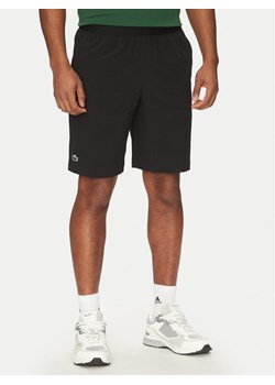 Lacoste Szorty tenisowe GH7452 Czarny Regular Fit ze sklepu MODIVO w kategorii Spodenki męskie - zdjęcie 184030180