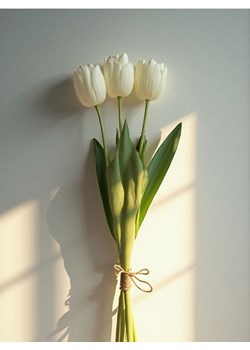 Sinsay - Roślina ozdobna 3 pack - Tulipany - kremowy ze sklepu Sinsay w kategorii Dekoracje - zdjęcie 184030551