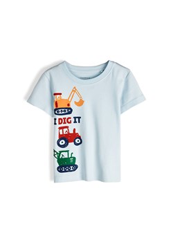 GATE Bawełniana koszulka z nadrukiem 3Y ze sklepu gateshop w kategorii T-shirty chłopięce - zdjęcie 184030744