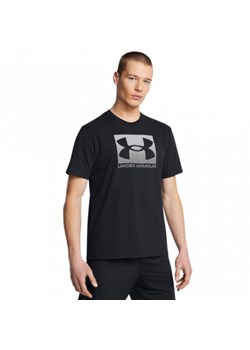 Męski t-shirt z nadrukiem Under Armour UA M Boxed Sports Updated Ss - czarny ze sklepu Sportstylestory.com w kategorii T-shirty męskie - zdjęcie 184032234