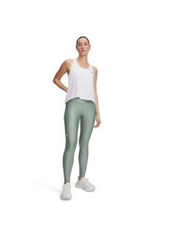 Damskie legginsy treningowe Under Armour HG Armour HiRise Leg - zielone ze sklepu Sportstylestory.com w kategorii Spodnie damskie - zdjęcie 184032251
