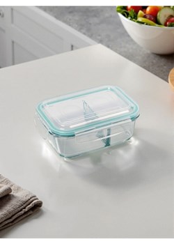 Sinsay - Szklany pojemnik na żywność z przegródką - clear ze sklepu Sinsay w kategorii Pojemniki kuchenne - zdjęcie 184032571