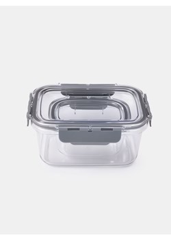 Sinsay - Pojemniki na żywność z pokrywką 2 pack - szary ze sklepu Sinsay w kategorii Pudełka i pojemniki - zdjęcie 184032593