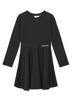 Calvin Klein Jeans Sukienka codzienna Logo Tape IG0IG02666 D Czarny Regular Fit ze sklepu MODIVO w kategorii Sukienki dziewczęce - zdjęcie 184032740