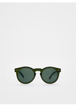 Reserved - Okulary przeciwsłoneczne - ciemnozielony ze sklepu Reserved w kategorii Okulary przeciwsłoneczne męskie - zdjęcie 184036350