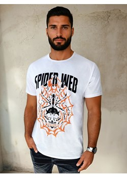 T-shirt męski z nadrukiem biały Dstreet RX5263 ze sklepu DSTREET.PL w kategorii T-shirty męskie - zdjęcie 184037162