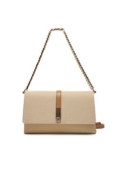 Torebka Tommy Hilfiger Heritage Conv Crossover Canv AW0AW17622 Beżowy ze sklepu eobuwie.pl w kategorii Kopertówki - zdjęcie 184037734