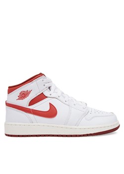 Sneakersy Nike Air Jordan 1 MID SE FJ3464 Biały ze sklepu eobuwie.pl w kategorii Buty sportowe dziecięce - zdjęcie 184037812