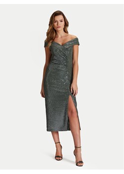 Swing Sukienka koktajlowa 5AG24900 Zielony Slim Fit ze sklepu MODIVO w kategorii Sukienki - zdjęcie 184038444