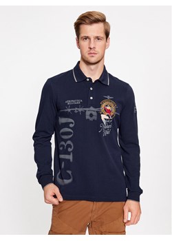 Aeronautica Militare Polo 232PO1742P318 Granatowy Regular Fit ze sklepu MODIVO w kategorii T-shirty męskie - zdjęcie 184038523
