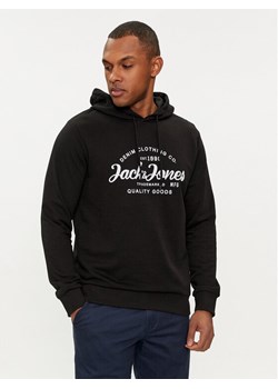 Jack&Jones Bluza Forest 12249237 Czarny Standard Fit ze sklepu MODIVO w kategorii Bluzy męskie - zdjęcie 184038563