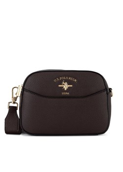 U.S. Polo Assn. Torebka BIUXT6206WVP Brązowy ze sklepu MODIVO w kategorii Listonoszki - zdjęcie 184038573