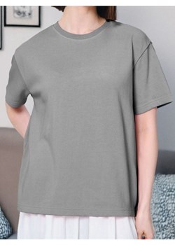 Sinsay - Bluza z krótkim rękawem - szary ze sklepu Sinsay w kategorii Bluzki damskie - zdjęcie 184040481