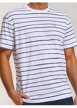 Sinsay - Koszulka w paski - biały ze sklepu Sinsay w kategorii T-shirty męskie - zdjęcie 184040500