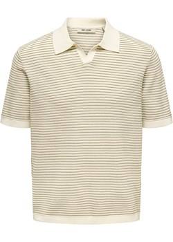 ONLY &amp; SONS Koszulka polo &quot;Kian&quot; w kolorze beżowym ze sklepu Limango Polska w kategorii T-shirty męskie - zdjęcie 184041730