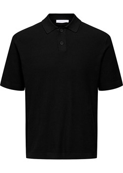 ONLY &amp; SONS Koszulka polo &quot;Tony&quot; w kolorze czarnym ze sklepu Limango Polska w kategorii T-shirty męskie - zdjęcie 184041880