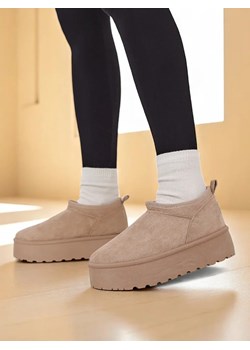 Royalfashion Krótkie buty a'la śniegowce damskie Ozozi ze sklepu royalfashion.pl w kategorii Śniegowce damskie - zdjęcie 184042621