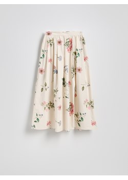 Reserved - Bawełniana spódnica midi - wielobarwny ze sklepu Reserved w kategorii Spódnice - zdjęcie 184042821