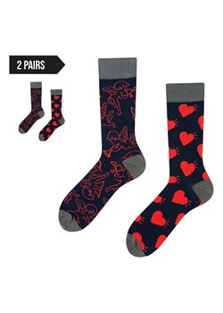 TODO SOCKS Skarpety (2 pary) w kolorze czarno-czerwonym ze sklepu Limango Polska w kategorii Skarpetki męskie - zdjęcie 184042894
