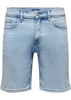 ONLY &amp; SONS Szorty dżinsowe &quot;Weft&quot; w kolorze błękitnym ze sklepu Limango Polska w kategorii Spodenki męskie - zdjęcie 184043134
