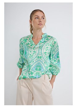 Josephine &amp; Co Bluzka &quot;Denver&quot; w kolorze zielono-błękitno-kremowym ze sklepu Limango Polska w kategorii Bluzki damskie - zdjęcie 184043433