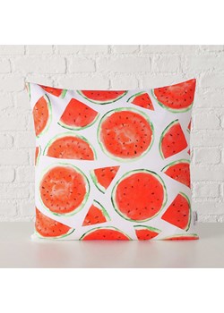 Boltze Poduszka &quot;Watermelon&quot; w kolorze czerwonym - 45 x 45 cm ze sklepu Limango Polska w kategorii Poduszki dekoracyjne - zdjęcie 184043712