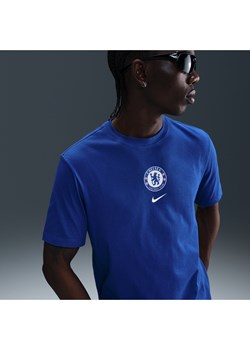 Męski T-shirt piłkarski Nike Chelsea F.C. - Niebieski ze sklepu Nike poland w kategorii T-shirty męskie - zdjęcie 184044172