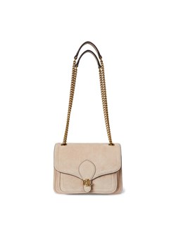 Torebka LAUREN RALPH LAUREN 431974553001 Beżowy ze sklepu eobuwie.pl w kategorii Kopertówki - zdjęcie 184044612