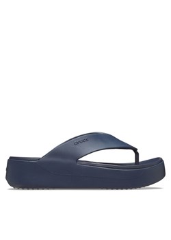 Japonki Crocs Getaway Platform Flip 209410 Granatowy ze sklepu eobuwie.pl w kategorii Klapki damskie - zdjęcie 184044620